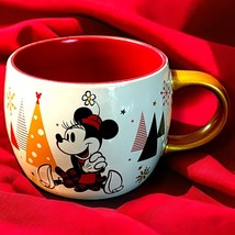Disney Store Mickey and Minnie Mouse Christmas Tree Coffee Tea Mug - $177.07 MXN