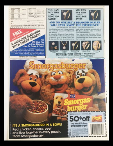 1987 Ken-L Ration Beef Dinner Dog Food Circular Coupon Advertisement Item image 2