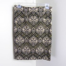 Juicy Couture Women&#39;s 4 Ornate Damask Ikat Metallic High-Waist Pencil Mi... - £9.59 GBP