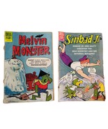 Vtg Dell Comics 1966 Sinbad Jr #2 1967 Melvin Monster #8 Silver Age Comi... - $293.01 MXN