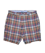 Polo Ralph Lauren Shorts Mens 36 India Madras Multicolor Plaid Cotton Be... - $25.01