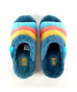 UGG Fluff You Marina Blue Plush Slippers Size 8 Mens Lamb Fur New - $64.24