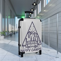 Happy Camper Suitcase: Polycarbonate Shell, Adjustable Handle, 360 Swive... - $253.38+