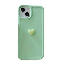Anymob iPhone Case Mint Green Colorful Love Heart Candy Color Soft Silicone - £19.67 GBP
