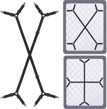 Bed Sheet Holder Straps - Sheet Straps Adjustable Bed Sheet Clips Fasteners Keep - £11.56 GBP