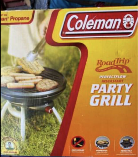 New COLEMAN Road Trip Perfect Flow Instastart Party Grill Model 9940-7755 - £52.39 GBP