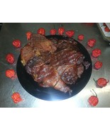 Organic Ghost Pepper Pork Jerky 2oz. of Succulent Inferno Hot/Sweet Jerky - $6.50