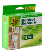 Duck Brand Socket Sealers Variety Pack, 24 Count, White - Stop Drafts - $7.00