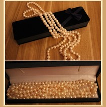 Endless Strand Opulent White Cultured Round 7-8m Freshwater Pearl Necklace image 1