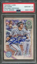 2018 Topps Gypsy Queen #175 Joe Panik signed card PSA Auto Grade 10 Slabbed Gian - £47.40 GBP