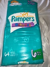 Pampers Baby Dry Size 6 2000 Vintage Lot of 10 Diapers  - £70.61 GBP