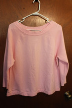 White Stag Solid Light Pink Sweater w/ 3/4 Sleeve - Size Ladies XL (16/18) - £7.83 GBP