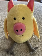 Manhattan Toy Co Little Joe Chickapjg Yellow Plush Stuffen Animal Toy - $12.25