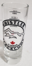 Vintage Whistler Blackcomb Canada Double Shot Glass Ski Snowboard Snowshoe - $9.70