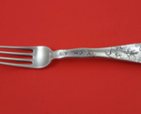 Lap Over Edge Acid Etched By Tiffany Sterling Dinner Fork w/ ivy leaves 8&quot; - $503.91