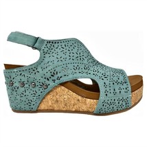 Very G free fly wedge sandal in Green - $73.00