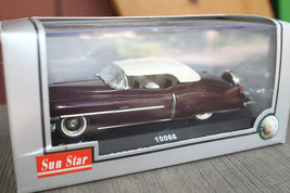 Sun Star #10066 1:43 Die Cast 1950 Cadillac Eldorado Convertible New LB - £13.87 GBP