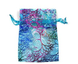 Blue 100pcs 9*12cm Drawstring Sugar Bags,DIY Gift Packaging Bag,Chocolate Bag - £8.90 GBP