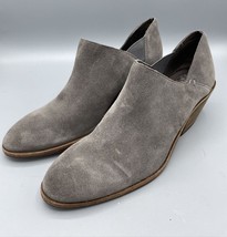 Vince Camuto Deadra Gray Suede Leather Ankle Bootie Size 7.5 - $438.86 MXN