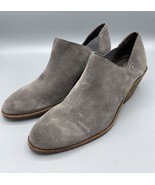 Vince Camuto Deadra Gray Suede Leather Ankle Bootie Size 7.5 - $23.41