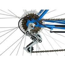 Titan Pioneer 18-Speed Steel Men's Mountain Bike, Blue White Fast Shipping image 5