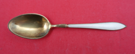 David Andersen Norwegian Sterling Demitasse Spoon vermeil w/white enamel... - $81.97 CAD