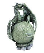 Solar Galaxy Planet Oa Terrestrial Guardian Green Scorpion Dragon Figurine - $50.37 CAD