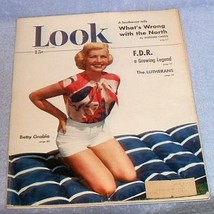 Look Magazine August 1949 Salvador Dali Grable Vaughn Monroe Vintage - £4.77 GBP