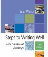Steps to Writing Well with Additional Readings (with InfoTrac) [Jun 22, ... - $20.37 CAD