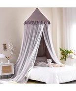 Bed Canopy For Kids Room Double Layer Mosquito Net, Hanging Play Tent Ch... - £73.31 GBP
