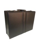 Stebco Tufide Briefcase Black Leather Combination Lock Model P-17-112 Nice - £35.31 GBP