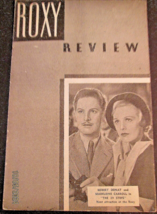 Robert Donat: (The 39 Steps) ( Rare ORIG,1935 Roxy Review Program - £97.78 GBP