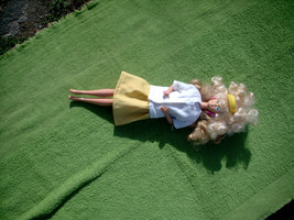 Vintage Barbie Doll Mattel w/Skirt, Shirt &amp; Visor Mexico - Body 1966, He... - £19.67 GBP