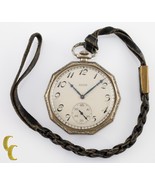 Or Rempli Decagon Elgin Ancien Ouvert Visage Poche Montre Gr 315 12S 15 ... - $4,564.16 MXN