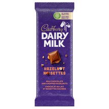 3 X Cadbury Dairy Milk Hazelnut Chocolate Candy Bar 100g Each - Free Shipping - £22.40 GBP