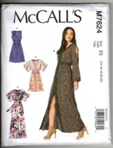 McCall&#39;s M7624 Misses 14 to 22 Pullover Dresses Size Uncut Sewing Pattern New - £11.83 GBP