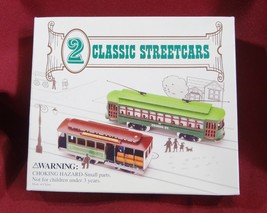Set of 2 Model Classic Streetcars Powell &amp; Mason Street Desire Street HO Scale - £1.56 GBP