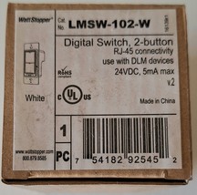 BRAND NEW WattStopper  LMSW-102-W  2-Button Digital Wall Switch - White - $94.96 CAD