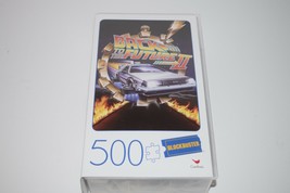 Retro Blockbuster &quot;Back to The Future II&quot; 500 Piece Puzzle VHS Case Card... - $22.76