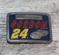 Vintage NASCAR Winston Cup Series Jeff Gordon 24 Belt Buckle Made in USA 1998 - £5.27 GBP