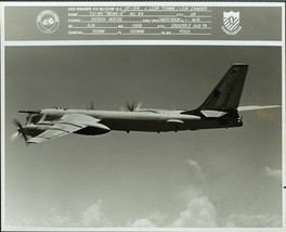 SOVIET TU-95 BEAR E NO. 84 B&amp;W 8 X 10 U.S. NAVY  PHOTOGRAPH 1976 RARE - £7.80 GBP