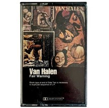 Van Halen Fair Warning Cassette 1981 Vintage Hard Rock EVH Music CBX4 - £19.58 GBP