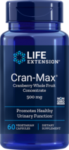 Life Extension CRAN-MAX 60 500 MG VegCaps - $16.34