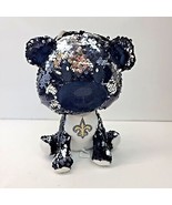 FOCO Sequin Plush Bear New Orleans Saints NFL Stuffed Animal 9&quot; NEW With... - $34.64 CAD
