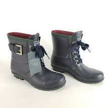 Tommy Hilfiger Women&#39;s Waterproof Boots Blue SY Size 8 Timone-M - $54.62