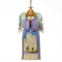 Heartwood Creek Angel With Cathedral Church Scene Hanging Ornament Jim S... - $15.83