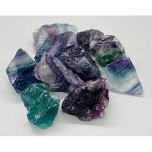 1 lb Fluorite, Rainbow untumbled stones - $23.03