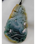 Icy Ice Multi Color 100% Natural Burma Jadeite Jade Kirin Pendant # 210 ... - £948.09 GBP