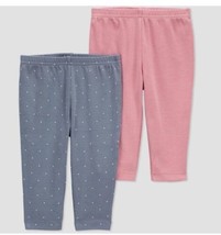 Carter&#39;s 9 Months Just One You Baby Girls&#39; 2pk Dot Pants - Pink/Gray - $9.99