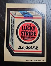 Topps Wacky Packages Lucky Stride 3rd Series 1973 Sticker Vintage Original - $18.97 CAD